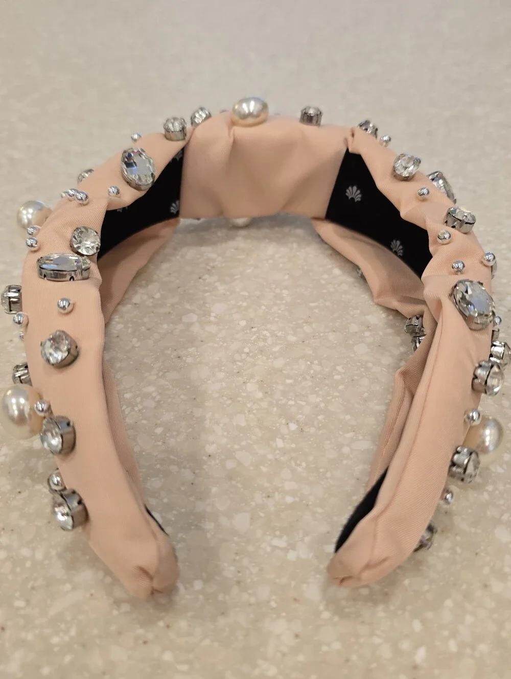LELE SADOUGHI X Stoney Clover Lane Sparkling Cider Crystal & Pearl Headband SCL